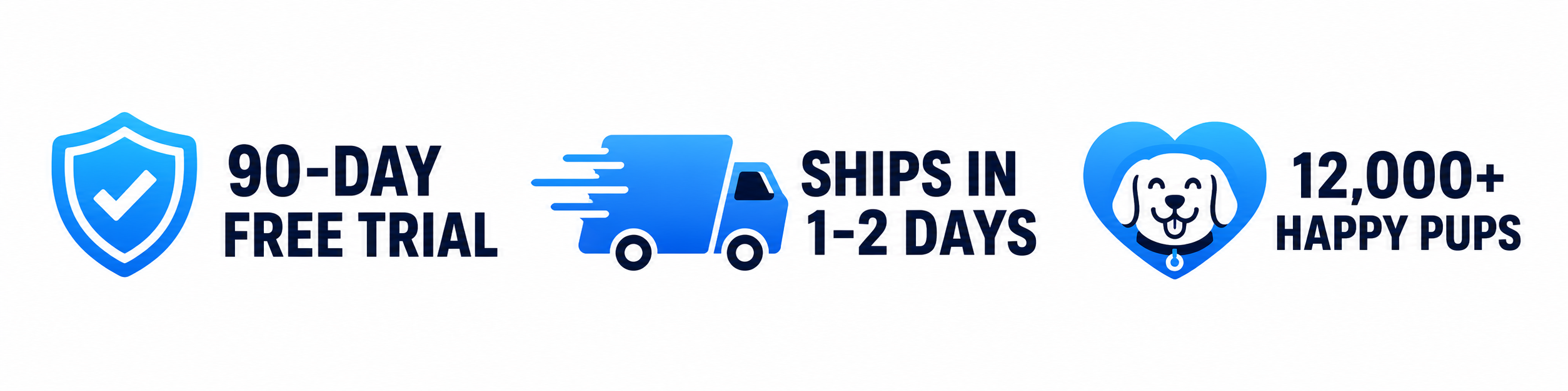 90-Day Free Trial, Ships in 1-2 Days, 12,000+ Happy Pups