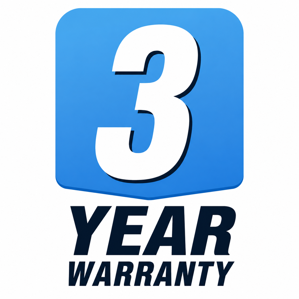 3 Year Warranty